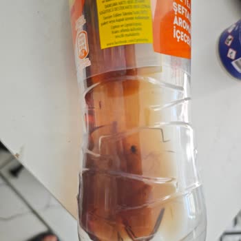 Lipton Ice Tea Şişesinde Larva Ve Sümüksü Cisimler Tespit Edildi