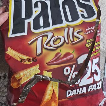 Patos Rolls Şeklinde Mısır Cipsinde Siyah Yabancı Cisim Bulunması