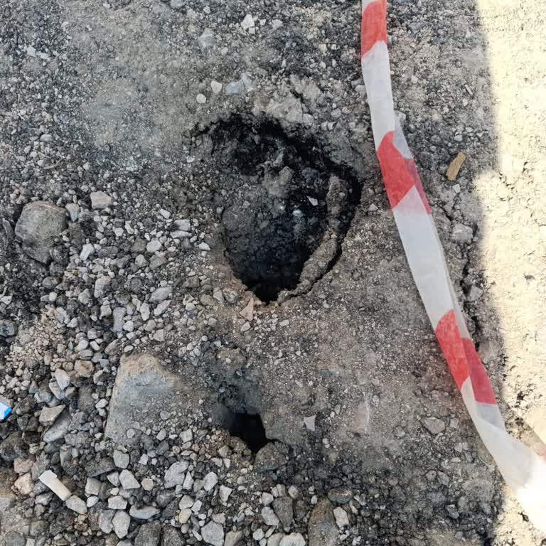Kazı Sonrası Açık Çukur Yaya Güvenliğini İhmal Nedeniyle Tehlikeye Atıyor