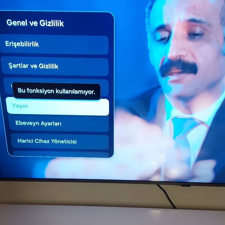 Güncelleme Sonrası Samsung TV'de Ayar Menüsü Çalışmıyor