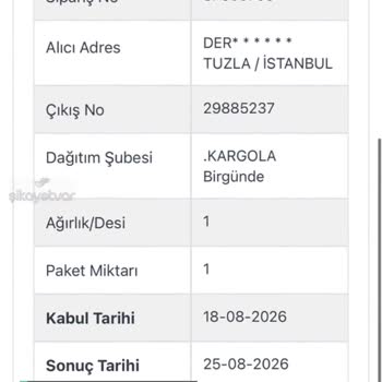 Kargola A. Ş. Ve Fresh Scarfs Teslimat Sorunu!