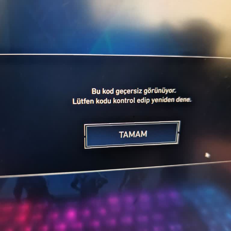 Çalışmayan Kod Ve Yanıt Vermeyen Müşteri Hizmetleri