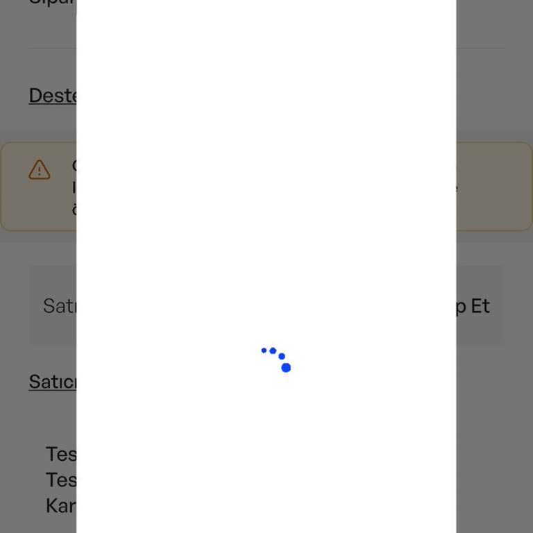Faturam E-Posta İle Gelmedi, Sipariş Sayfasında Görüntülenemiyor