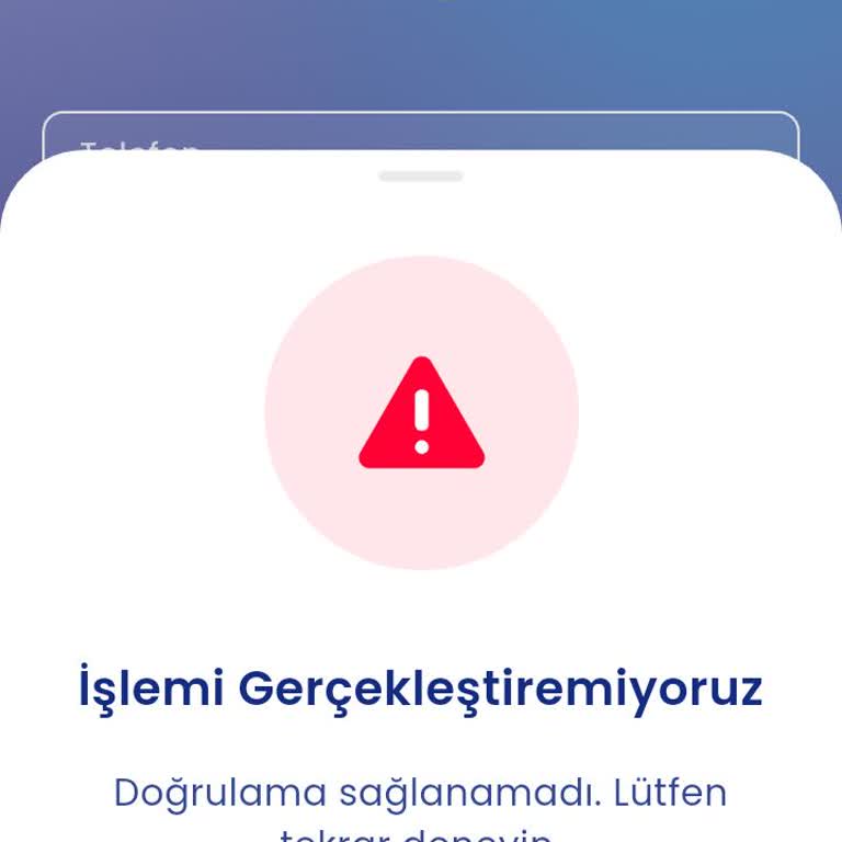 Oliz Uygulamasına Giriş Sorunu: Doğrulama Hatası Çözülmedi