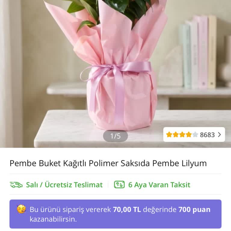 Çiçek Sepeti Sipariş Edilen Lilyum Çiçeği İle Gelen Çiçeğin Uyuşmazlığı