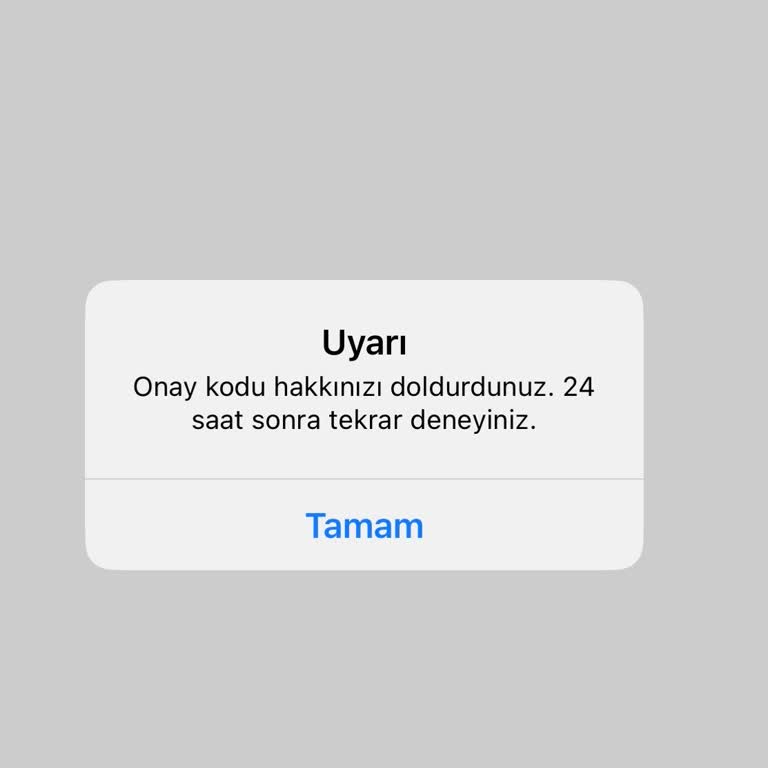 Vodafone Hatında Sahibinden Onay Kodu SMS’leri Gelmiyor