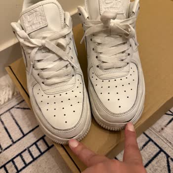 7.000 TL'lik Nike Air Force Ayakkabısının 4 Ayda Ön Kısmının Açılması