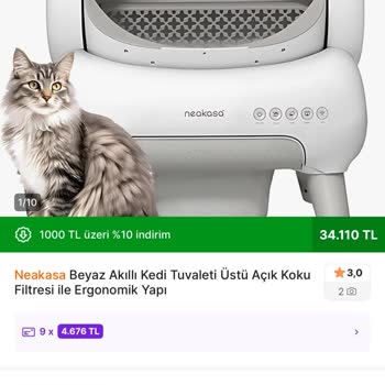 Neakasa Akıllı Kedi Tuvaleti Şiddetli Koku Sorunu Ve İade Talebi