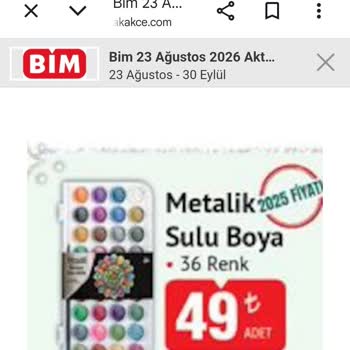 Studi 36’lı Metalik Sulu Boya Stokta Yok, Alım Kotası Talebi
