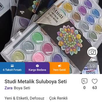 Studi 36’lı Metalik Sulu Boya Stokta Yok, Alım Kotası Talebi
