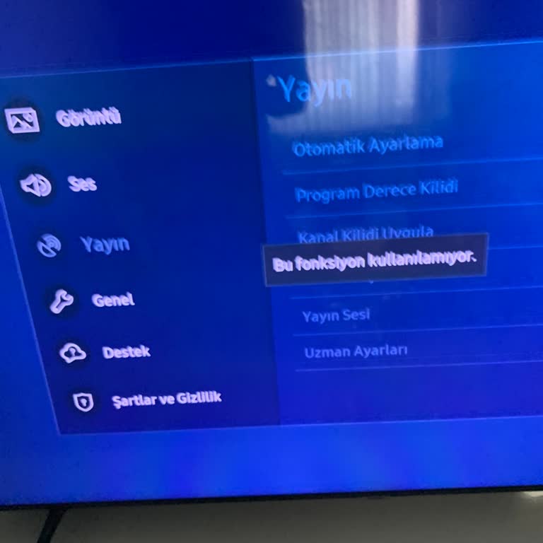 Samsung Televizyon Yayın Fonksiyonu Çalışmıyor, Müşteri Hizmetlerinden Cevap Yok