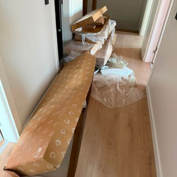 Kurulum Sonrası Ambalaj Çöpleri Müşterinin Evinde Bırakıldı