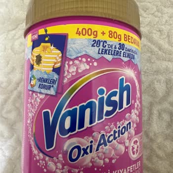 Vanish Oxi Action Ürünü Haki Renkli Tişörtümü Kullanılamaz Hale Getirdi
