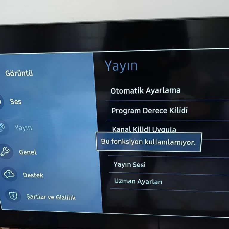 Kanal Ayarları Çalışmıyor Ve Yayın İzlenemiyor Hızlı Çözüm Talebi