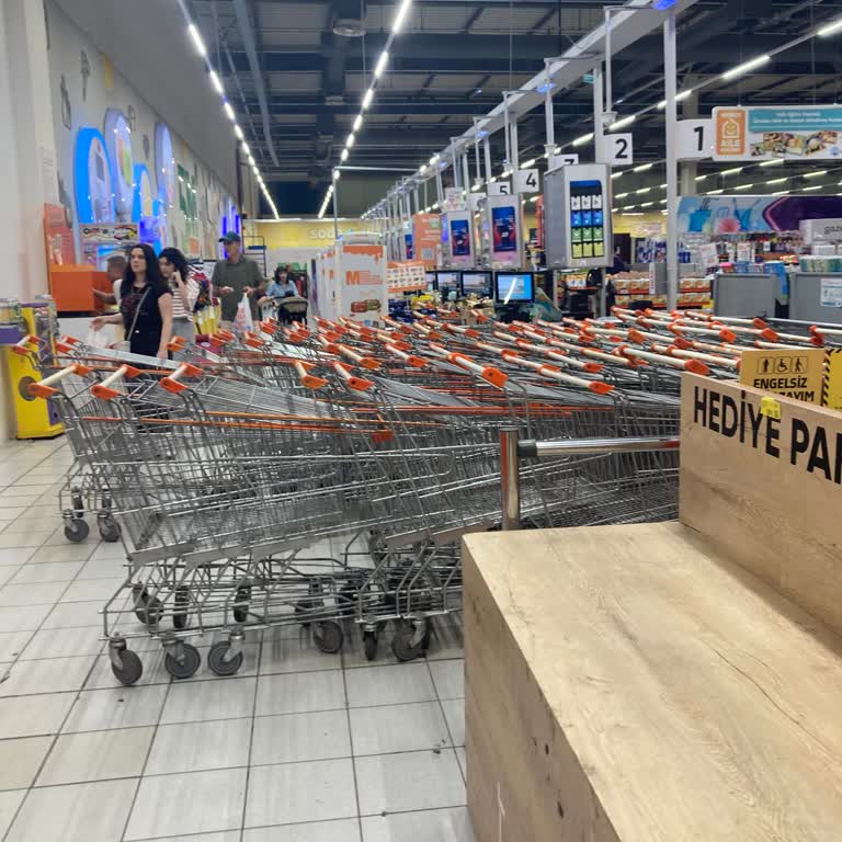 Migros’ta Arızalı Alışveriş Arabaları Müşteri Güvenliğini Tehdit Ediyor