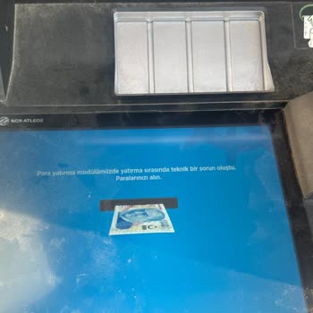 45 Bin TL'lik Nakit Yatırma İşlemi ATM'de İade Edilmedi Ve Uzun Süre Bekliyor
