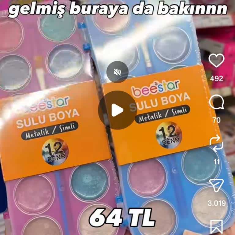 A101’in Yanıltıcı Afişi Ve Stoksuz 12’li Metalik Sulu Boya