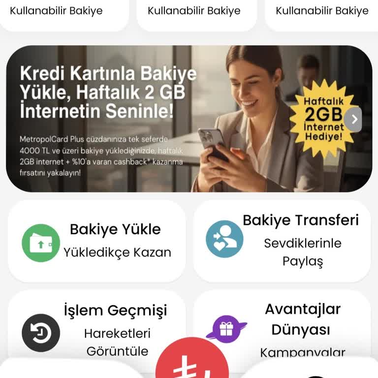 A101 Kasalarında Metropol Kart Dijital Kodunda Yetersiz Bakiye Hatası