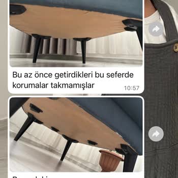 Kırışık Koltuk Ve Eksik Berjer Parçaları İçin Değişim Talebi