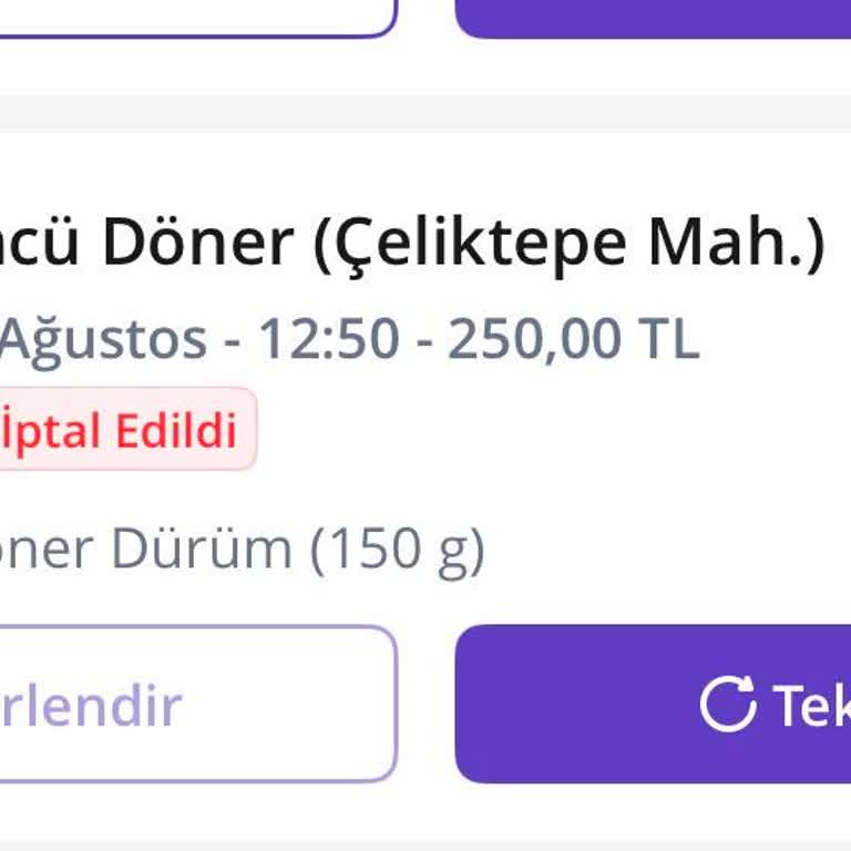 Uzun Sürede Hazırlanan Sipariş İptal Edildi Ve Ücret İadesi Yapılmadı