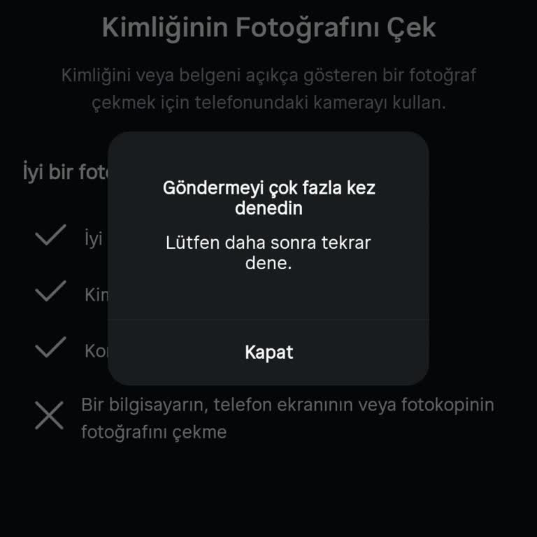 Kimlik Doğrulama Hatası Nedeniyle Instagram Hesabım Haksız Yerine Askıya Alındı