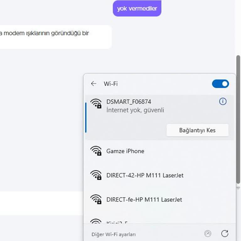 D-Smart İnternet Çalışmıyor, Tam Ücret İadesi Talebi