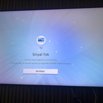 Samsung TV'lerde Sinyal Yok Ve Müşteri Hizmetine Ulaşılamıyor