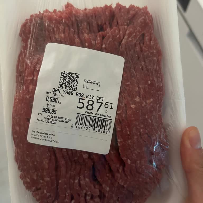 Migros Hemen Uygulamasında Eksik Kıyma Ve Tam Ücret Sorunu