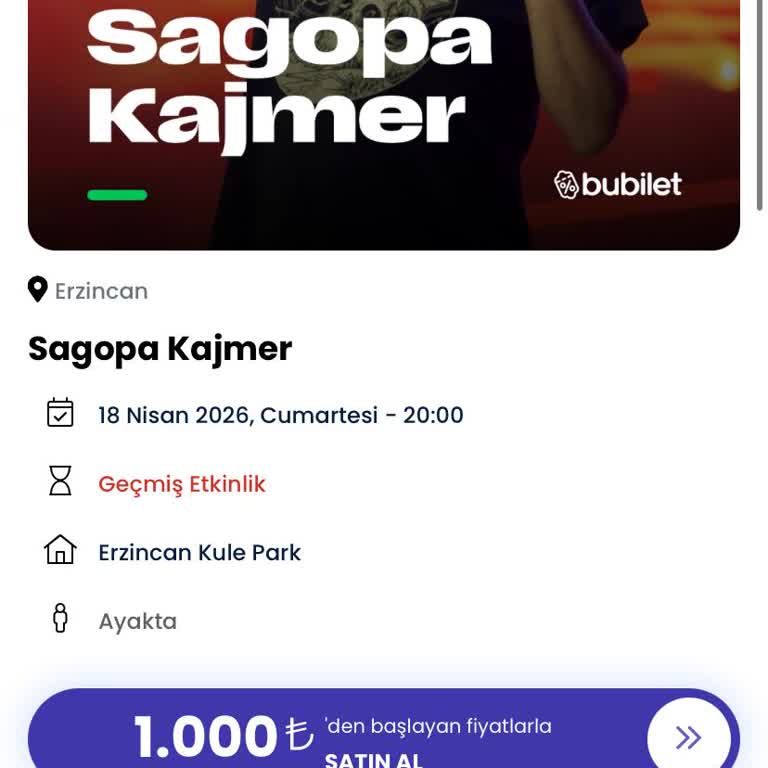 Erzincan'daki Sagopa Kajmer Konseri İçin Yeni Tarih Ve Bilet İadesi Talebi
