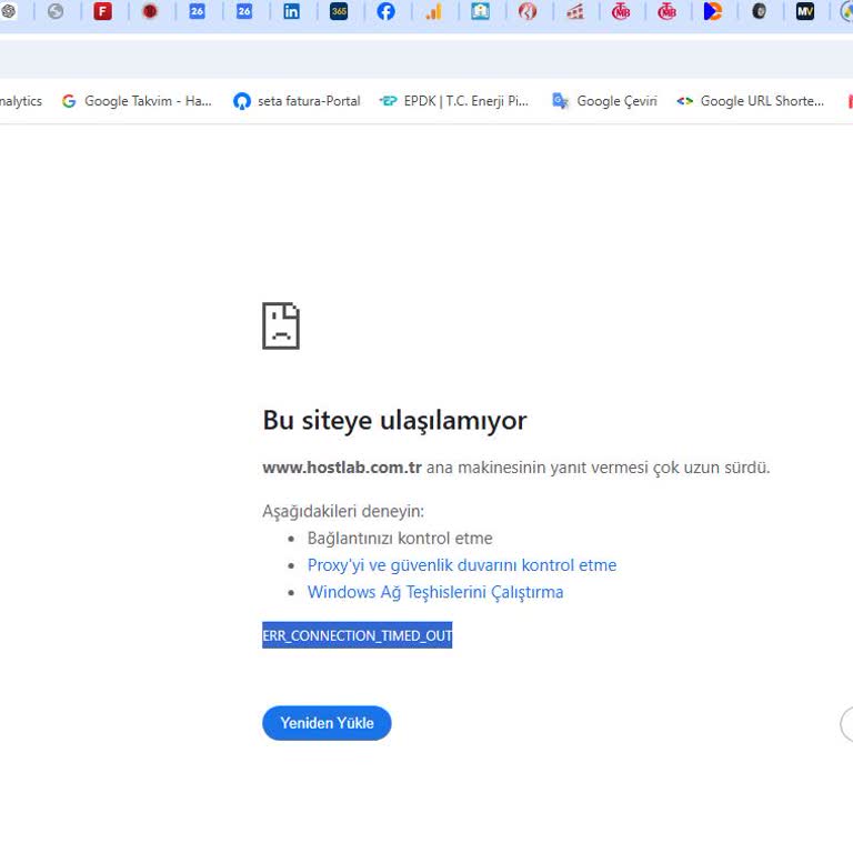 Hostlab’da Sürekli Bağlantı Kesintileri Ve Yetersiz Destek