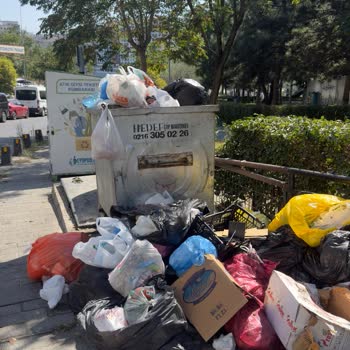 Çöp Konteynerleri Boşaltılamıyor, Kötü Koku Ve Sağlık Riski Mahalleyi Rahatsız Ediyor