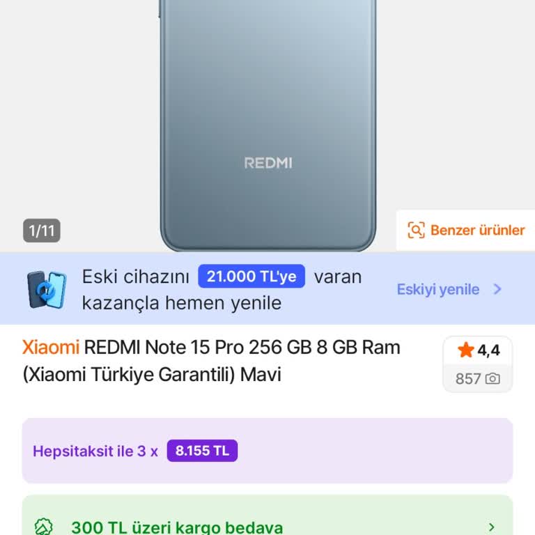 Hepsiburada’da Görünen Fiyat İle Çekilen Tutar Arasındaki Fark