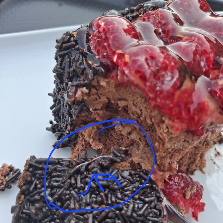 Pastanın İçinde Kıl Çıktı, Personel Sadece Değiştirme Teklifiyle Yetindi