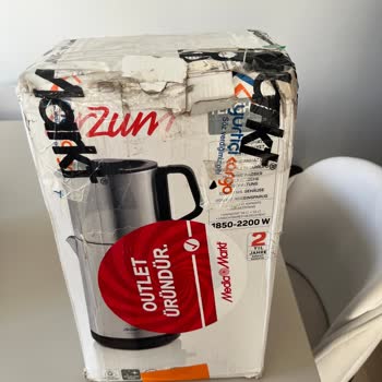 Hasarlı Ve Yırtılmış Kutuda Gelen Arzum Çay Makinesi İçin İade Ve Tam Geri Ödeme Talebi