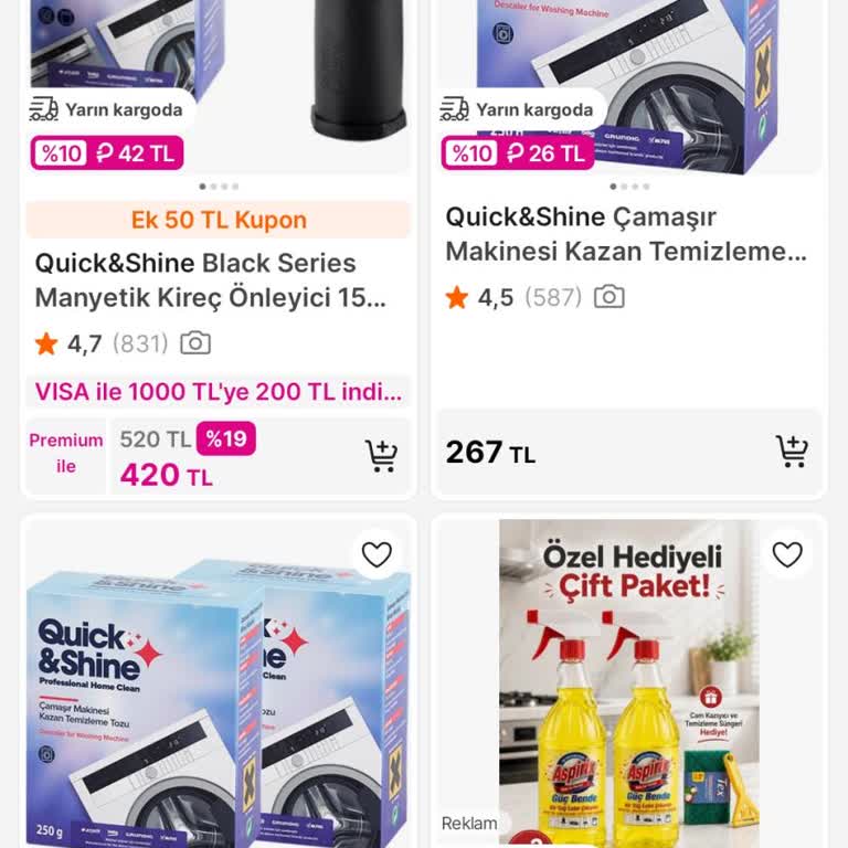 Zorla Satılan Quick Shine Ürünleri Ve Aşırı Fiyat Farkı
