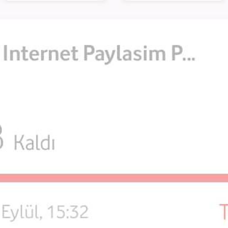 600 TL Karşılığındaki 50 GB Paylaşımlı İnternet Paketi Kullanılamadı Ve İptal Talebi