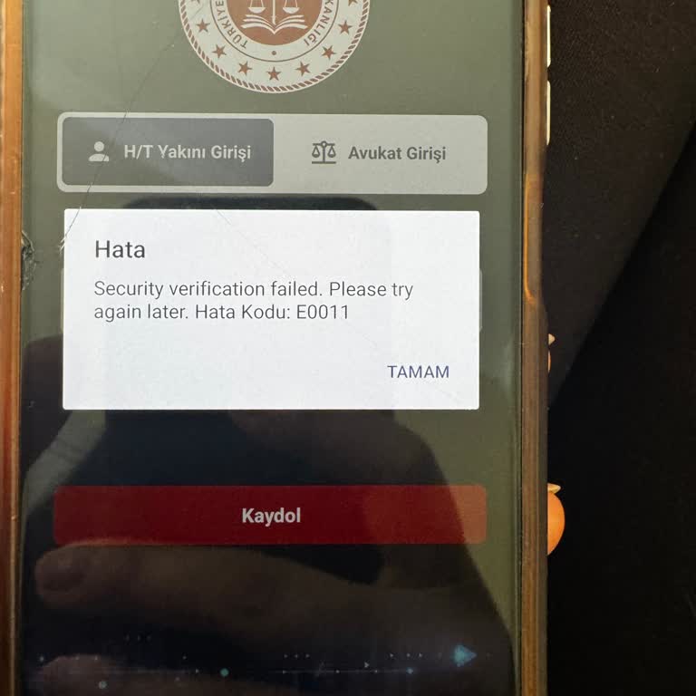 Yeni Telefonumda E-Görüş Güvenlik Hatası Ve Hattımın Aktifleştirilmesi Talebi