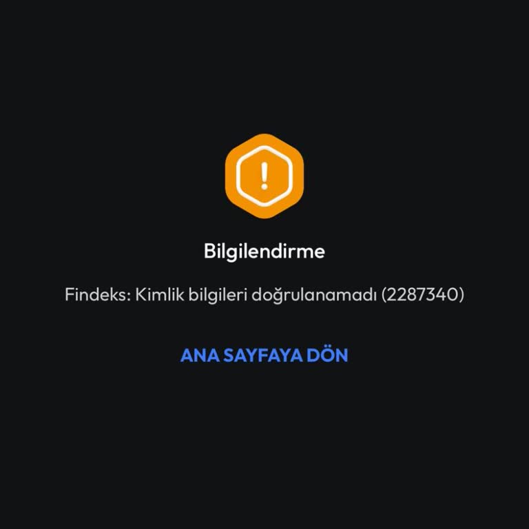 TC Vatandaşlığı Sonrası Findeks Üyeliği Oluşturulamıyor