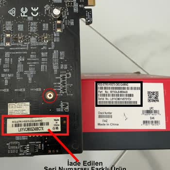 Çalışan GPU Yerine Bozuk Ve Farklı Seri Numaralı Ürün Gönderildi, Platform İddiaları Görmezden Geldi