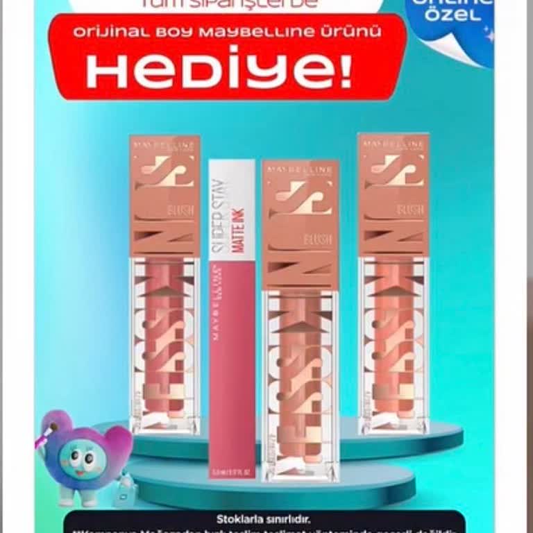 Maybelline Tam Boy Hediye Ürün Gönderilmedi