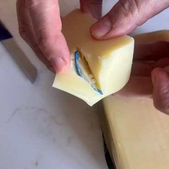 Altınkılıç Kaşarında Mavi Elektrik Kablosu Bulundu