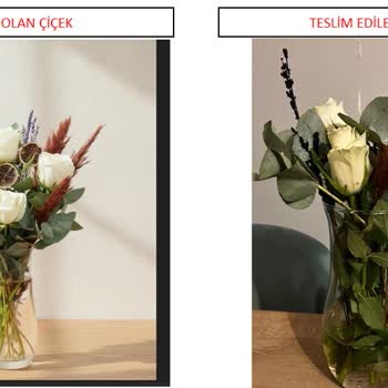 Çiçek Sepeti Solmuş Ve Eksik Çiçekler İçin Ücret İadesi Talebi