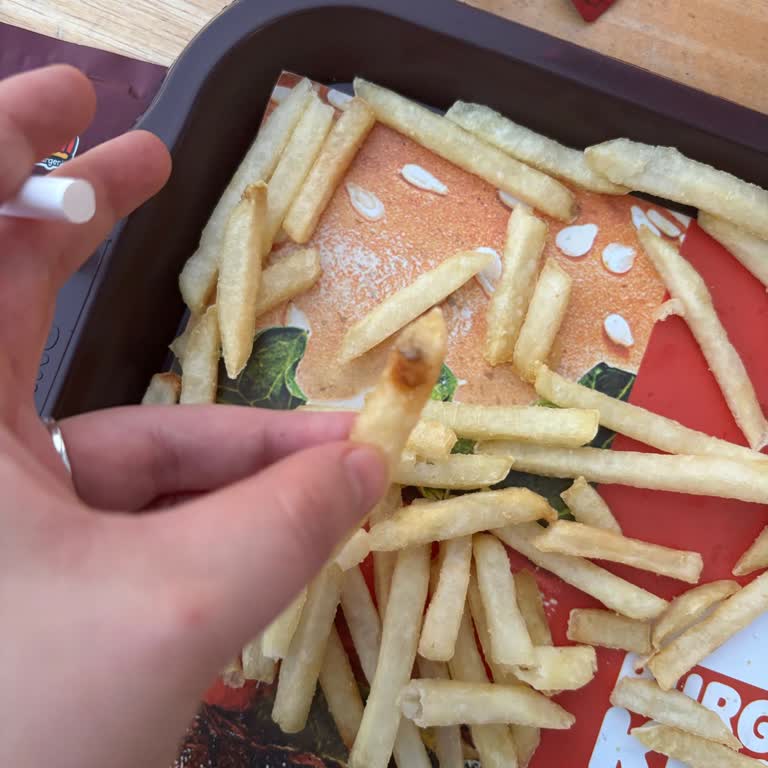 Ümraniye Burger King Şubesinde Çürük Patates Şikayeti
