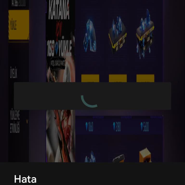 Free Fire'da Elmas Satın Alırken Ödeme Hatası
