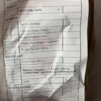 Yemeksepeti Eksik Ürün, İçecek Teslim Edilmedi