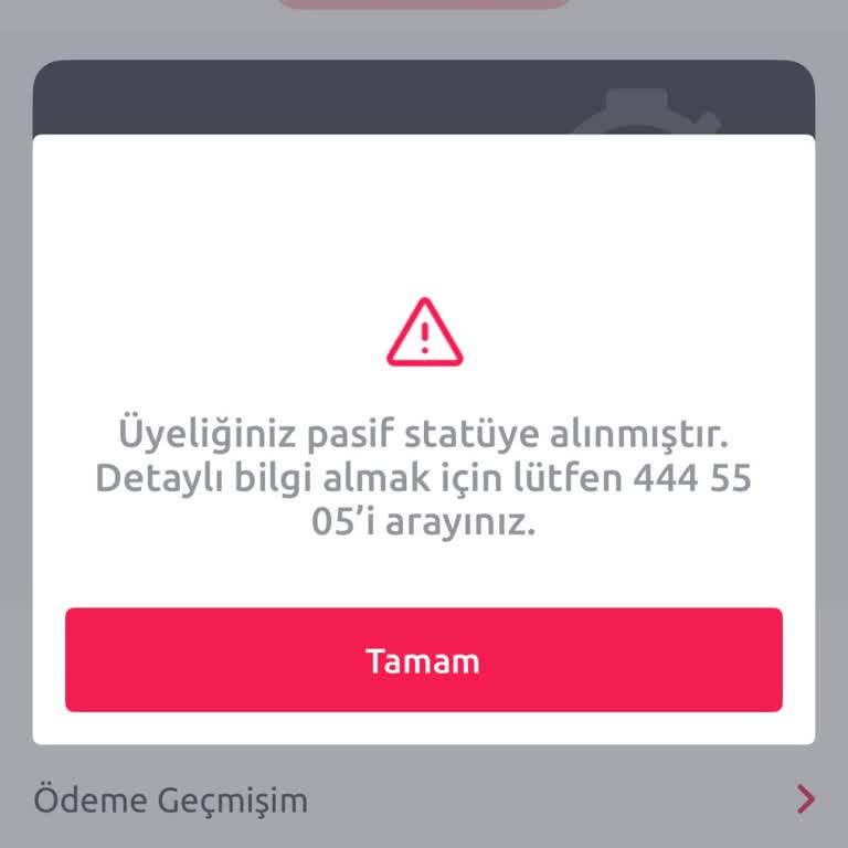 Ani Fren Ve Dönüş İhlali Nedeniyle Üyeliğim Pasif Edildi Açıklama İstiyorum