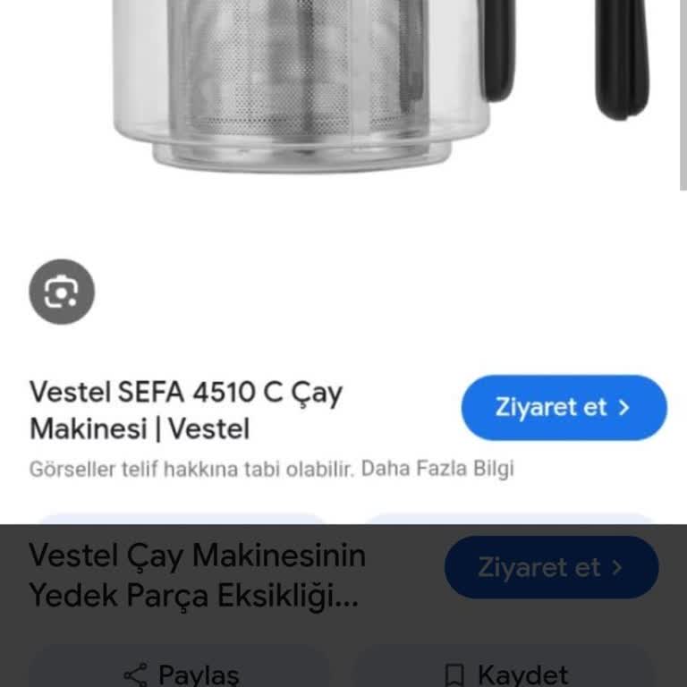 Vestel Çay Makinesi Garanti Kapsamında Yedek Parça Bulunamaması Ve Bilgilendirme Eksikliği