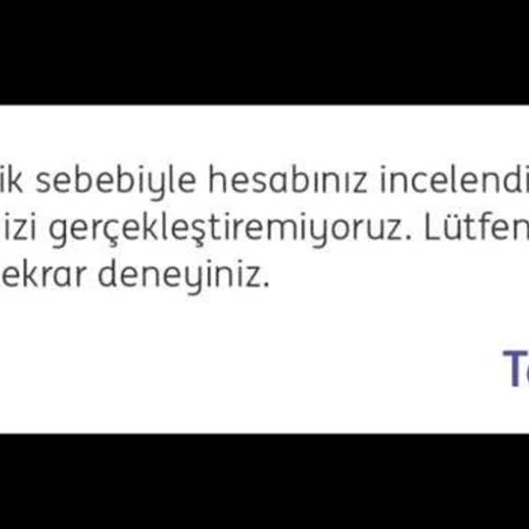 ING Bankta Hesap Dondurulması Ve 18 Günlük Erişimsizlik Mağduriyeti