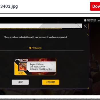 Garena Free Fire UID Permanently Banned After Friend Used Hacks