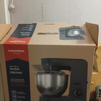 Grundig Mutfak Şefi Aparat Eksikliği Ve Müşteri Hizmetlerine Ulaşılamaması